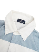 画像をギャラリービューアに読み込む, 90's"ERMENEGILDO ZEGNA" STRIPE LONG SLEEVE POLO SHIRT