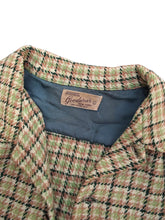 画像をギャラリービューアに読み込む, 40'S "GOODWEAR KNITTING MILLS" WOOL TWEED CHECK PATTERN SHIRT