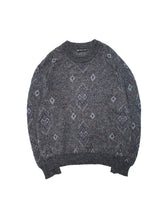 画像をギャラリービューアに読み込む, 90'S "ST.MICHAEL" DIA JACQUARD KNIT SWEATER