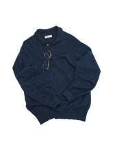 画像をギャラリービューアに読み込む, 90'S "FRANCESCO SMALTO" CASHMERE COLLARED KNIT SWEATER