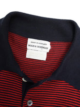 画像をギャラリービューアに読み込む, 90's "MAUS&HOFFMAN" STRIPE COTTON KNIT POLO