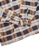 画像をギャラリービューアに読み込む, 50'S "CLUB LOUNGE BY WELDON" CHECK PATTERN COTTON ROOM SHIRT
