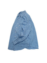 画像をギャラリービューアに読み込む, 90'S "ESPRIT" LINEN COTTON CHECK SHIRT