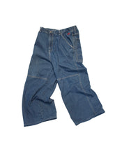 画像をギャラリービューアに読み込む, 90~00'S "R2 HARDCORE" WIDE BAGGY RAVE DENIM PANTS