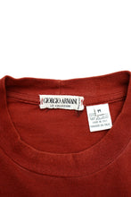 画像をギャラリービューアに読み込む, 90's "GIORGIO ARMANI" LOGO EMBROIDERED TEE