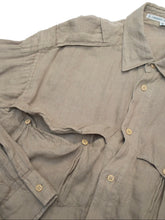 Load image into Gallery viewer, 80'S "UMBERTO GINOCCHIETTI" CARGO POCKET LINEN SHIRT