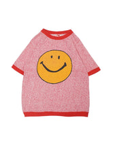 画像をギャラリービューアに読み込む, 60-70'S "VARSITY HOUSE" SMILEY FACE PRINT S/S SWEATSHIRT