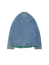 画像をギャラリービューアに読み込む, 80'S "CLOSED MARITHE FRANCOIS GIRBAUD" QUILTED REVERSIBLE DENIM JACKET