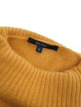 画像をギャラリービューアに読み込む, 00'S "GUCCI" CASHMERE HIGH NECK KNIT