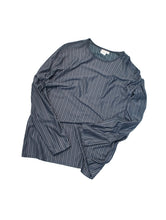 画像をギャラリービューアに読み込む, 00's "WATSON'S" STRIPE COTTON POLY STRETCH LS TEE