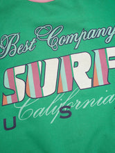 画像をギャラリービューアに読み込む, 80's "Best Company" SURF SHORT LENGTH S/S SWEATSHIRT