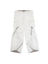 画像をギャラリービューアに読み込む, 00'S "MC PLANET" DRAW STRING DEFORMED WIDE FLARE CARGO PANTS