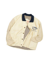 画像をギャラリービューアに読み込む, 80'S "CHEVIGNON" KNIT SWITCHING SLEEVE LEATHER JACKET