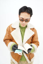 Load image into Gallery viewer, 80-90'S "ACTUAL LONDON" MOUTON RIDERS JACKET