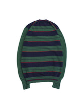 画像をギャラリービューアに読み込む, 80'S "DUNHILL" V-NECK STRIPE CASHMERE KNIT
