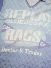 画像をギャラリービューアに読み込む, 90'S "REPLAY" V-NECK S/S POLO SHIRT