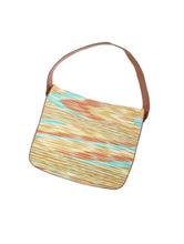画像をギャラリービューアに読み込む, 90's "MISSONI" STRIPED CANVAS ONE SHOULDER BAG