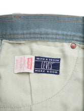 画像をギャラリービューアに読み込む, 80'S "LEVI'S" WITH A SKOSH MORE ROOM STRECH DENIM OVER DYED