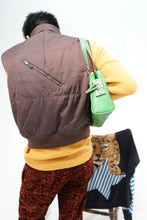 画像をギャラリービューアに読み込む, 00'S "KRIZIA JEANS" BACK ZIP DESIGN PUFFER VEST