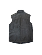画像をギャラリービューアに読み込む, 00'S "LAMATTA" STITCHING DESIGN LEATHER VEST