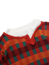 画像をギャラリービューアに読み込む, 80'S "MAILLAPARTY" MULTI STRIPE BOAT NECK KNIT SWEATER by M+FG