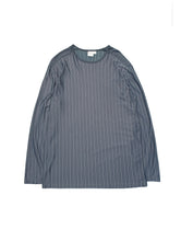 画像をギャラリービューアに読み込む, 00's "WATSON'S" STRIPE COTTON POLY STRETCH LS TEE