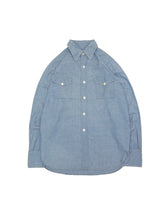 画像をギャラリービューアに読み込む, 60's "Sy Amber" CHAMBRAY WESTERN SHIRT