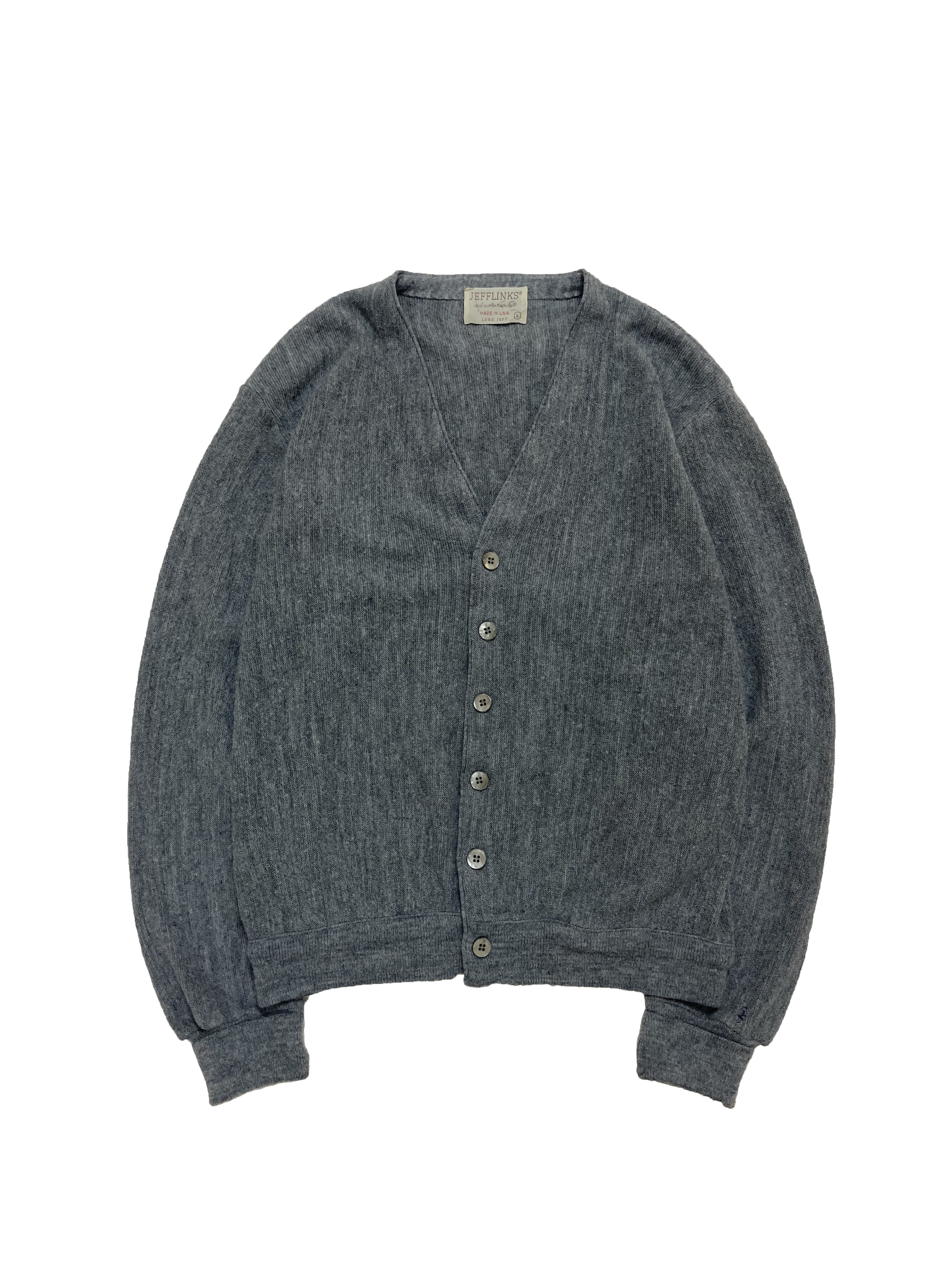 JEFFLINKS Aclylic Cardigan Made inUSA - カーディガン