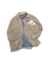 Load image into Gallery viewer, 80'S "UMBERTO GINOCCHIETTI" CARGO POCKET LINEN SHIRT
