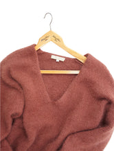 画像をギャラリービューアに読み込む, 90&#39;S &quot;NICOLE FARHI&quot; OVERSIZED MOHAIR V-NECK KNIT
