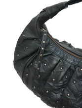 Load image into Gallery viewer, 90&#39;S &quot;BARNEYS NEW YORK&quot; STUDS DESIGN HOBO BAG
