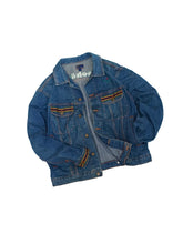 画像をギャラリービューアに読み込む, 80&#39;S &quot;SCHON by MILA SCHON&quot; LOGO EMBROIDERED DENIM JACKET
