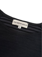 Load image into Gallery viewer, 00-10'S "EMPORIO ARMANI" SWITCHING DESIGN S/S  KNIT TEE
