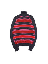 Load image into Gallery viewer, 00&#39;S &quot;D&amp;G&quot; MULTI STRIPE HIGH NECK KNIT SWEATER
