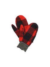 Load image into Gallery viewer, 40-50'S UNKNOWN BUFFALO PLAID MITTENS
