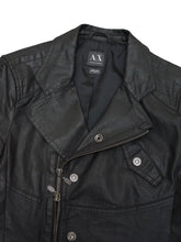 Load image into Gallery viewer, &quot;ARMANI EXCHANGE&quot; COATED COTTON DOUBLE RIDERS JACKET
