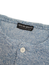 画像をギャラリービューアに読み込む, 90&#39;S &quot;GIORGIO ARMANI&quot; HENRY NECK KNIT SWEATER
