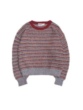 画像をギャラリービューアに読み込む, 90&#39;S &quot;FURNACE CREEK&quot; MULTI STRIPE RIB KNIT SWEATER
