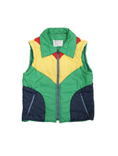 Load image into Gallery viewer, 80&#39;S &quot;J.C.PENNEY&quot; MULTI COLOR PUFFER VEST
