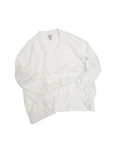 Load image into Gallery viewer, 00'S "SIGRID OLSEN SPORT" EYELET MESH OPEN COLLAR SHIRT
