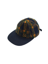 Load image into Gallery viewer, 80&#39;S &quot;AMERICAN EAGLE&quot; CHECK PATTERN FLEECE CAP
