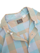 Load image into Gallery viewer, 60&#39;S &quot;PARTS OF CITY&quot; CHECK PATTERN S/S PULL-OVER BD SHIRT
