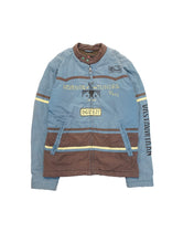 画像をギャラリービューアに読み込む, 00&#39;S &quot;DIESEL&quot; EMBROIDERY PUFF RIDERS JACKET
