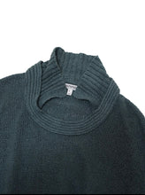 画像をギャラリービューアに読み込む, 90&#39;S &quot;EMPORIO ARMANI&quot; LAYERD NECK SILK KNIT SWEATER
