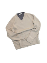 画像をギャラリービューアに読み込む, 97AW &quot;STONE ISLAND&quot; LOGO EMBROIDERED KNIT SWEATER
