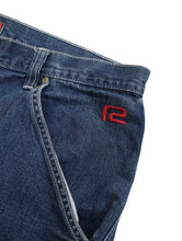 Load image into Gallery viewer, 90〜00&#39;S &quot;R2 HARDCORE&quot; WIDE BAGGY RAVE DENIM PANTS
