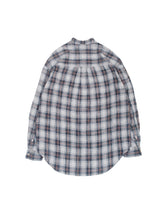 Load image into Gallery viewer, 90&#39;S &quot;DKNY JEANS&quot; LINEN CHECK BAND COLLAR SHIRT
