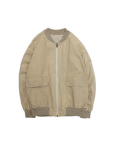 Load image into Gallery viewer, 80-90'S "DUNHILL" REVERSIBLE ZIP UP BOMBER JACKET
