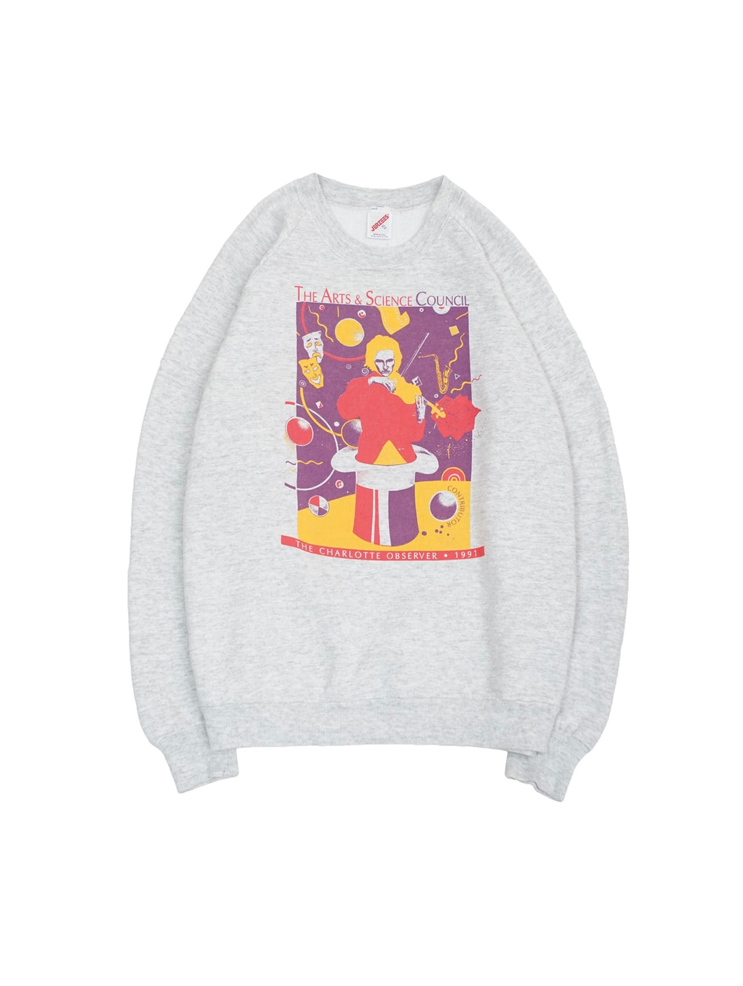 90'S THE ARTS&SCIENCE COUNCIL RAGLAN SWEATSHIRT