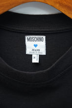 画像をギャラリービューアに読み込む, 90-00'S "MOSCHINO JEANS" GOLD FOIL MESSAGE PRINT TEE
